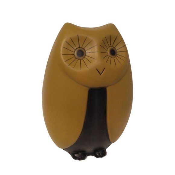 Owl Piggybank Aldermaston Sales USA 9 In Tall Earth Tones Matt Finish 1960s